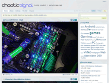 Tablet Screenshot of chaoticsignal.com